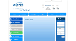 Desktop Screenshot of dions.com.au