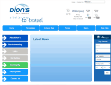 Tablet Screenshot of dions.com.au